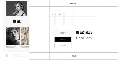 Next Model Agency Website Redesign On Behance