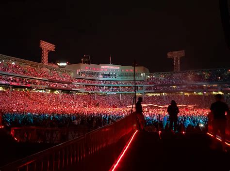 Photo Of Fenway From Saturday Night One Of The Best Concerts And