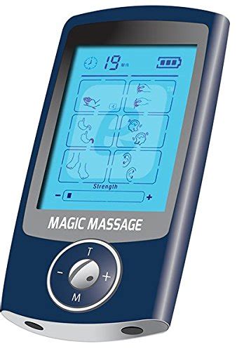 buy magic massage ultra electric pulse massager with tens and ems modes 16 massage therapies