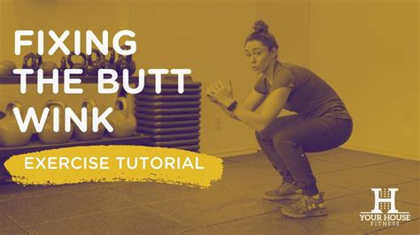 how to fix butt wink during squat youtube