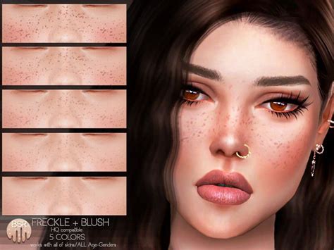 5 Colors Found In Tsr Category Sims 4 Female Skin Details Sims 4