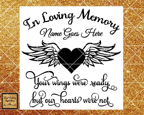 Free Svg In Loving Memory Graphic