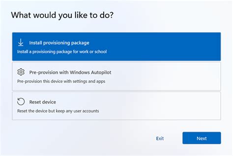 Apply A Provisioning Package Windows 10 11 Configure Windows