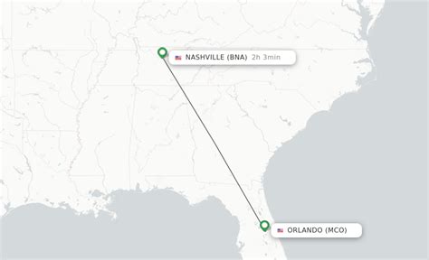 Direct Non Stop Flights From Orlando To Nashville Schedules