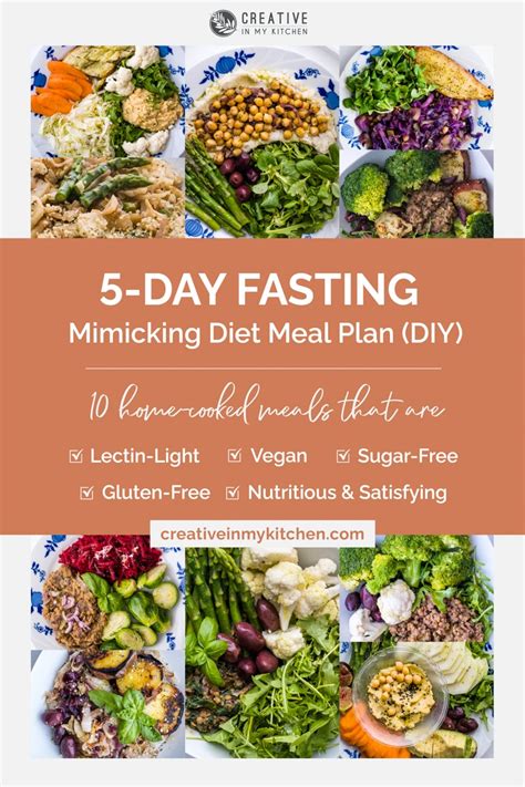 5 Day Fasting Mimicking Diet Meal Plan Do It Yourself Creative In