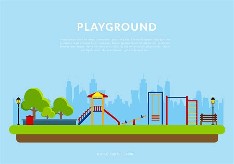 Playground Vector Illustration Vector Illustration Ve