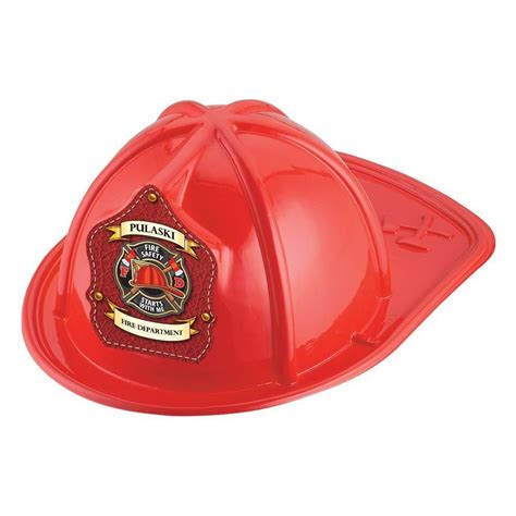 Junior Firefighter Hats Red Fire Safety Starts With Me Positive