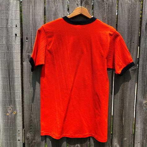 Vintage 1970s Russell Athletic Single Stitch Mesh Ringer Tee Etsy