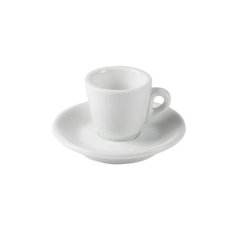 Joe Frex White Espresso Cups And Saucers Set Of 6 Shop Coffee