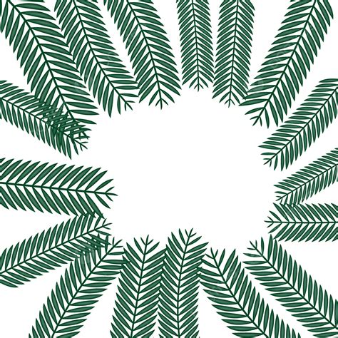 Palm Sunday Vector Png Images Green Palm Sunday Vector With Leaf