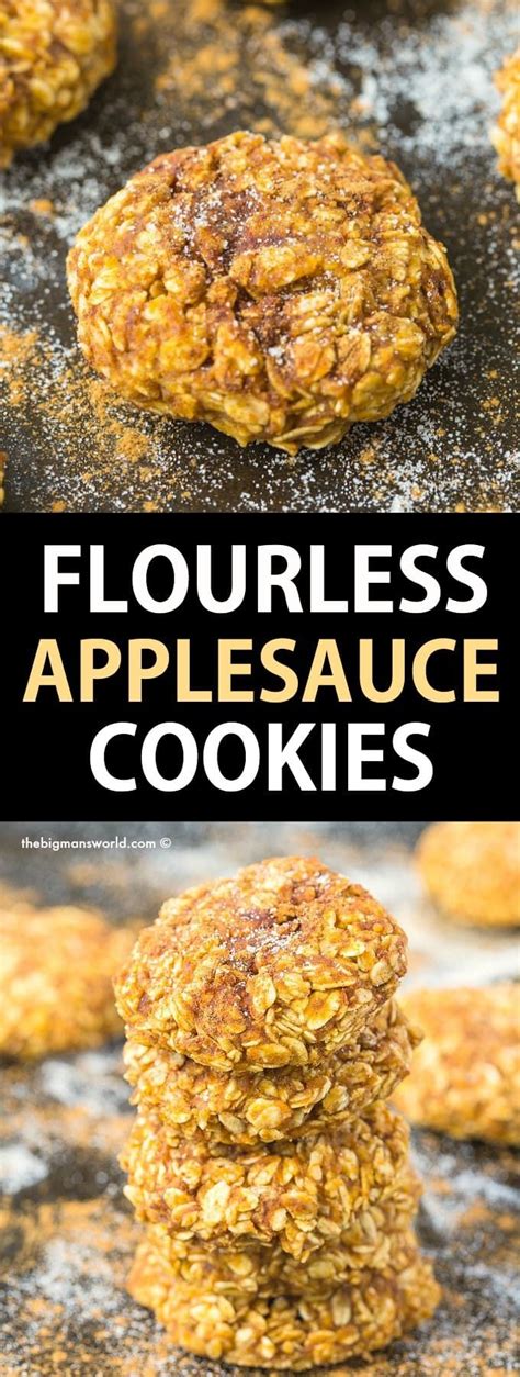 Cookies, brownies, and more treats from cooking light magazine. Healthy Applesauce Oatmeal Cookies | Recipe in 2020 (With ...