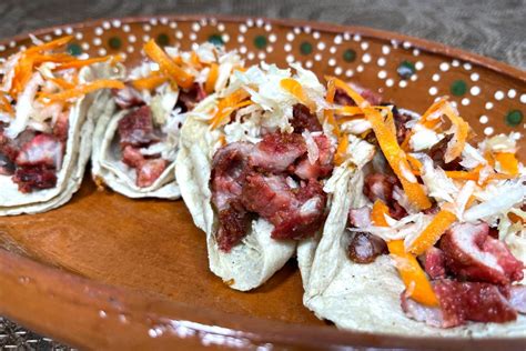 tacos de carne adobada estilo sinaloa recetas mexicanas comida mexicana