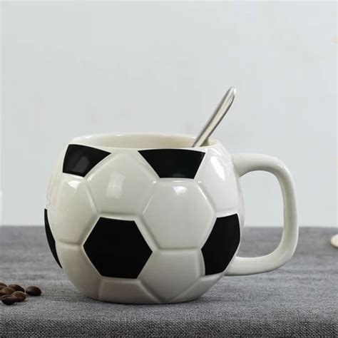 Wholesale Custom Ceramic Soccer Ball Shaped Football Mug Buy Football