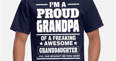 Proud Grandpa Mens T Shirt Spreadshirt
