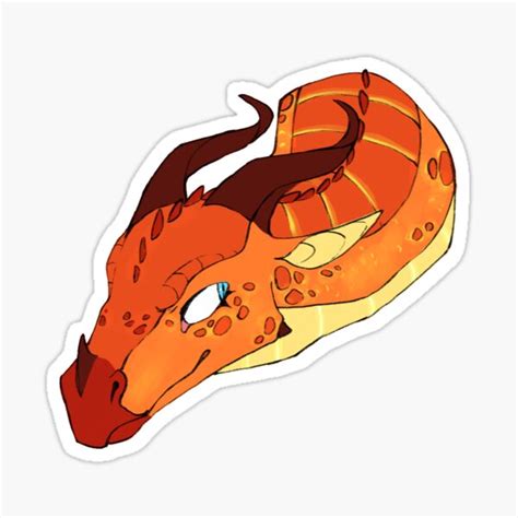Peril Wofwings Of Fire Sticker By Sketchytopazz Redbubble