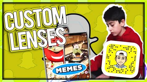 How To Get Custom Snapchat Lenses 2018 Youtube
