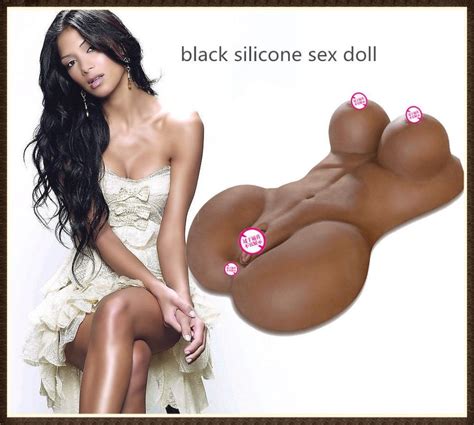 Japan Black Real Silicone Sex Dolls For Men Full Size Love