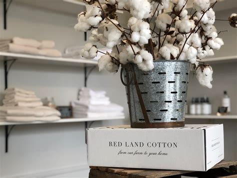 Red land cotton began last year when yeager had an inspiration. Red Land Cotton works from field to fabric to produce an ...
