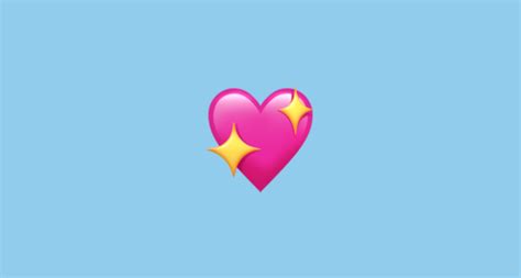 This emoji represents the aching one feels when they are missing the person they love. 💖 Sparkling Heart Emoji