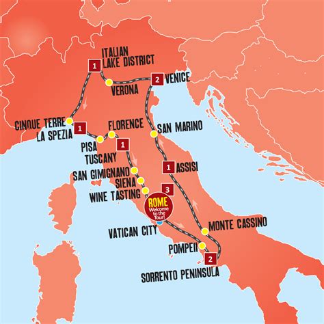 10 Day Italy Itinerary Change Comin