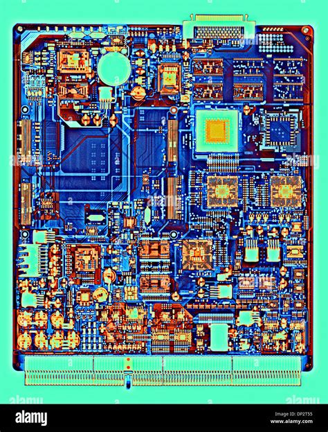 Placa De Circuitos De Computadora Rayos X Fotografía De Stock Alamy