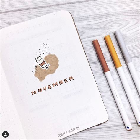 Best November Bullet Journal Ideas That Youll Love The Smart Wander