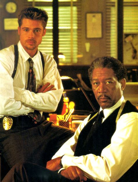 Sala66 — Brad Pitt y Morgan Freeman en “Seven”, 1995