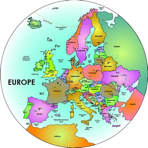 Pin By Temera S On The European Continent Europe Facts Europe Map