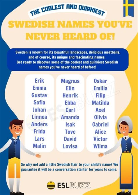 Swedish Names A Fun Way To Learn About Swedish Culture Eslbuzz