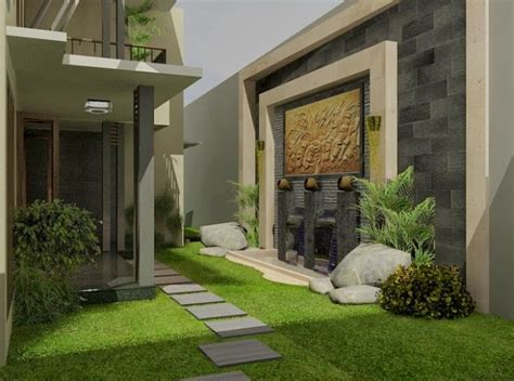 ide desain taman belakang rumah minimalis modern