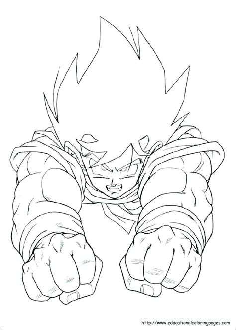 Goku Super Saiyan 3 Coloring Pages At GetColorings Free Printable