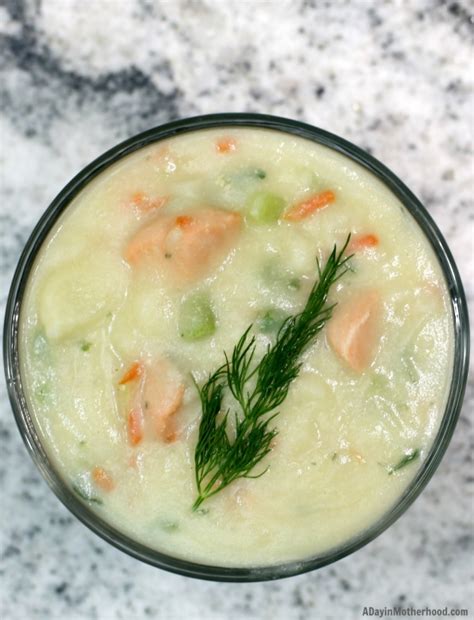 Easy Salmon Chowder Recipe Cream And Milk Free