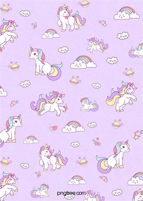 Purple Dream Unicorn Background Wallpaper Image For Free Download