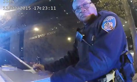 footage from body cameras shows baltimore officers on the job and getting used to filming
