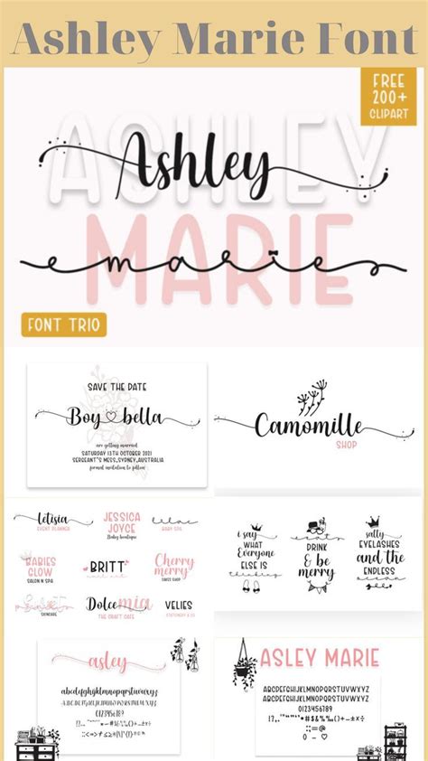 Ashley Marie Font By Fillo Graphic · Creative Fabrica Font Digital