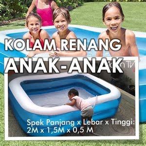 Untuk memilih kolam renang anak, tentu yang aman adalah memilih ukuran yang sesuai dengan tubuh anak. Kolam renang anak keluarga ukuran besar 2Meter / 200 cm ...