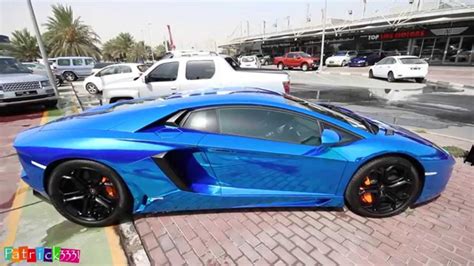 Blue Chrome Lamborghini Aventador Lp700 4 Inc Start Up Youtube