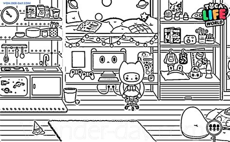 Printable Toca Life Toca Boca Coloring Pages Printable Template The
