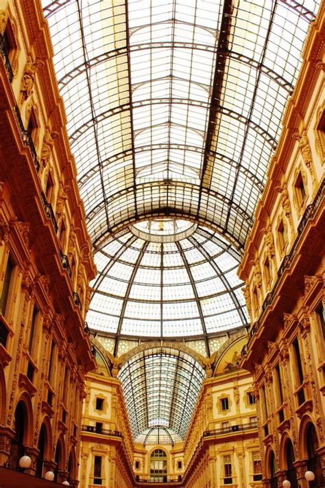 Galleria Vittorio Emanuele Ii In Central Milan Italy Stock Photo