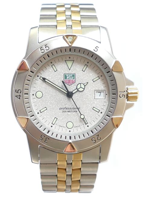 Tag Heuer Professional 1500 Two Tone Watch 1994