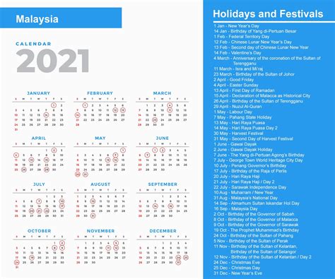 Malaysia Holidays 2021 And Observances 2021