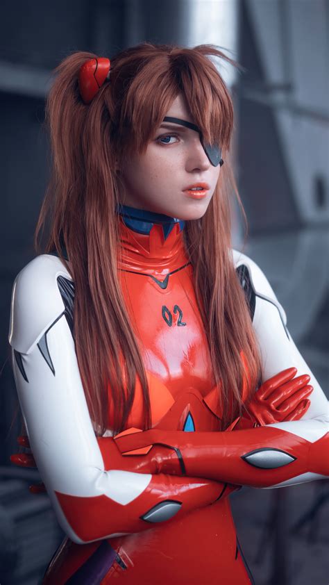 asuka langley slingkini cosplay by mikomin babe stare my xxx hot girl