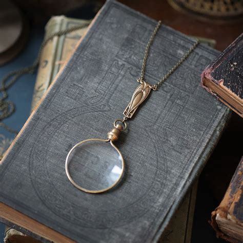 Brass Victorian Monocle Necklace | Ragtrader Vintage