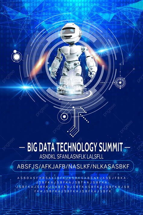 Blue Technology Futuristic Poster Template Download On Pngtree