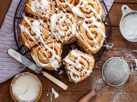You will need to let the frozen cinnamon rolls come to room temperature and double in size first {this will ultimately depend on your environment}. Cinnamon Roll Cake - Bake from Scratch