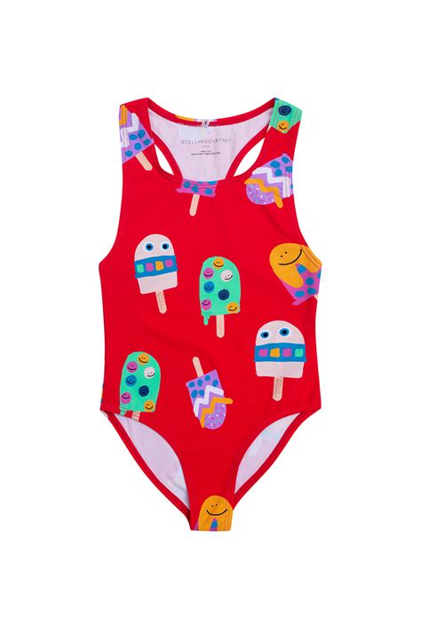 Stella Mccartney Kids One Piece Swimsuit Kidss Girls Clothes 4 14