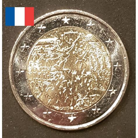 2 Euros Commémorative France 2019 Mur De Berlin Piece De Monnaie