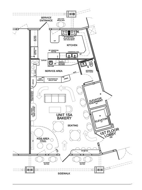 Bakery Kitchen Floor Plan Flooring Guide By Cinvex