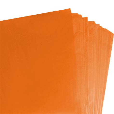 Buy 1000 Sheets Of Orange Acid Free Tissue Paper 500mm X 750mm 18gsm
