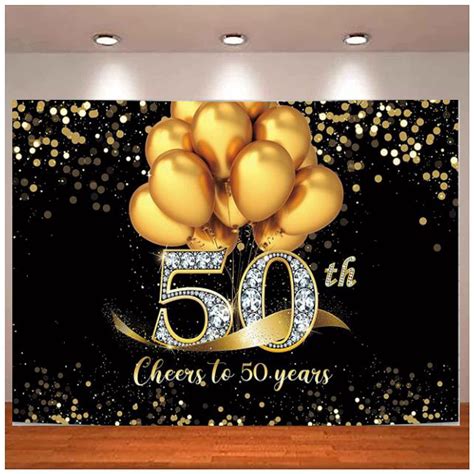 Mehofoto Happy 50th Birthday Backdrop Happy 40th Birthday Background